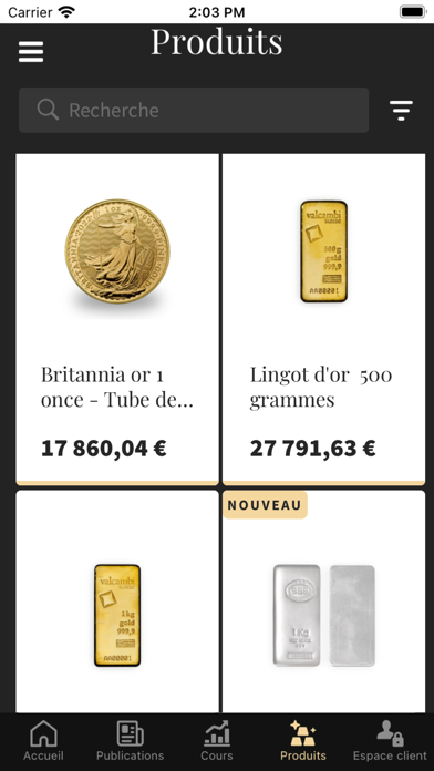 Gold/Silver Price - GoldBroker Screenshot