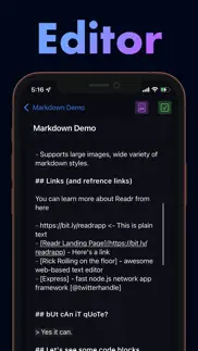 readr - modern text editor iphone screenshot 2