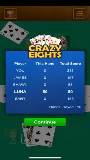 Crazy Eights - Classic Cards screenshot 3