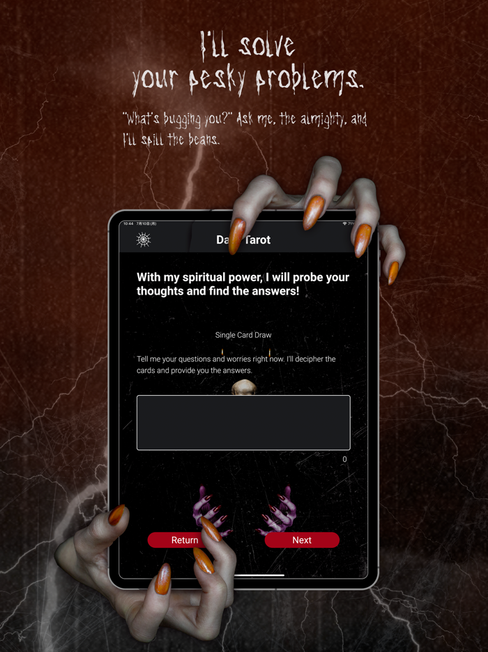 DarkTarot - AI Future Readings