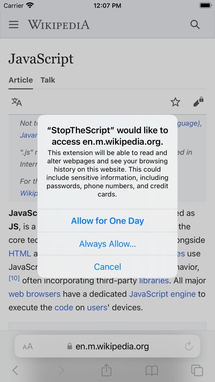 StopTheScript screenshot-3