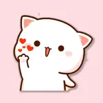 Cute Mochi Sticker - WASticker App Contact
