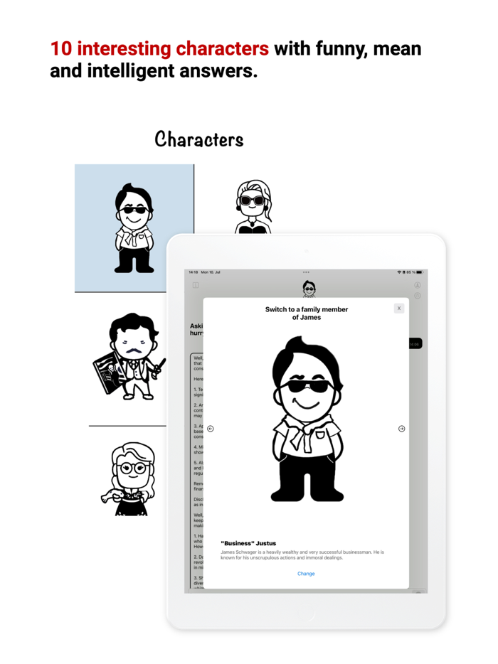 JAMES AI Chat Images Charts