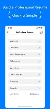 Resume Builder⁺ screenshot 1 of 4