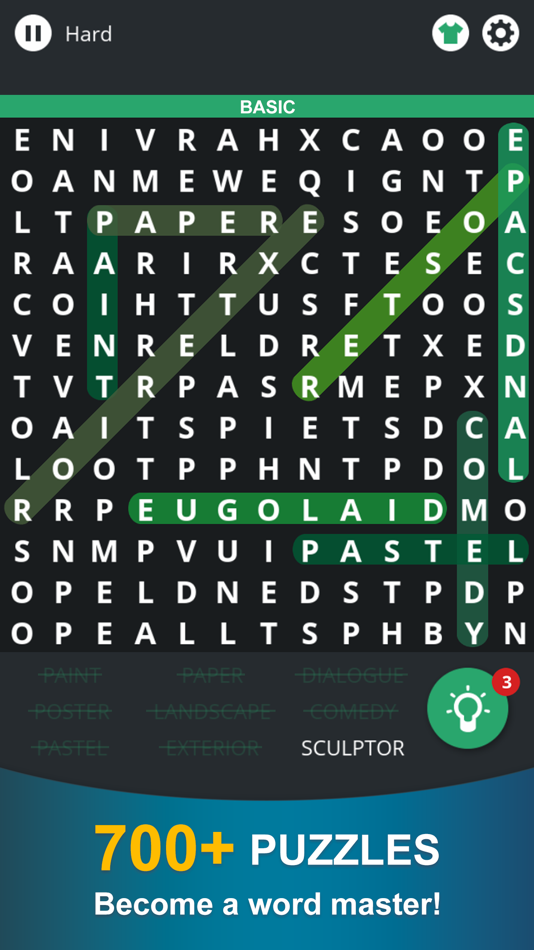 #1. Word Search:Brain Puzzle Game (iOS) 来自: 凤娇 徐