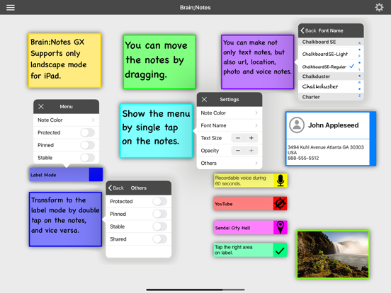 Screenshot #6 pour Brain;Notes - Sticky Scrapbook