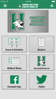 harrison high school athletics iphone screenshot 2