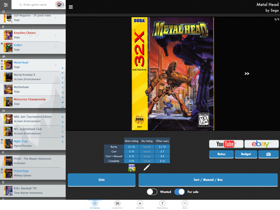 Screenshot #4 pour Retro Game Collector
