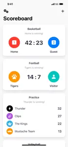 Scoreboard Go - Keep Score screenshot #2 for iPhone