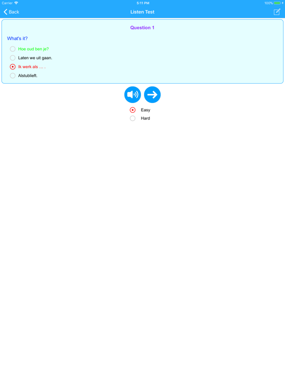 Learn Dutch Phrasebook iPad screenshot 5 - Education app