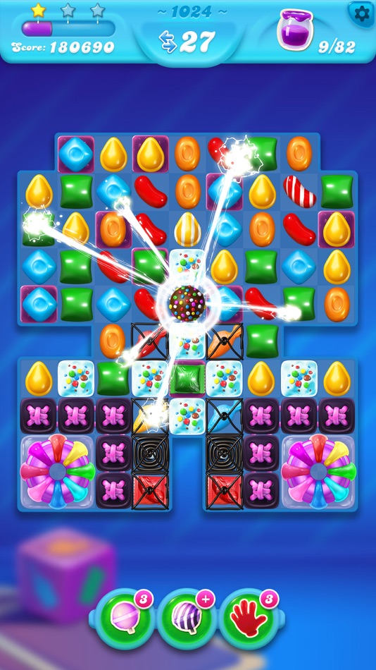 #2. Candy Crush Soda Saga (iOS) Podle: King