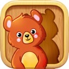 Toddler puzzle baby games icon