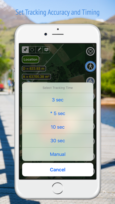 Planimeter GPS Area Measure Screenshot