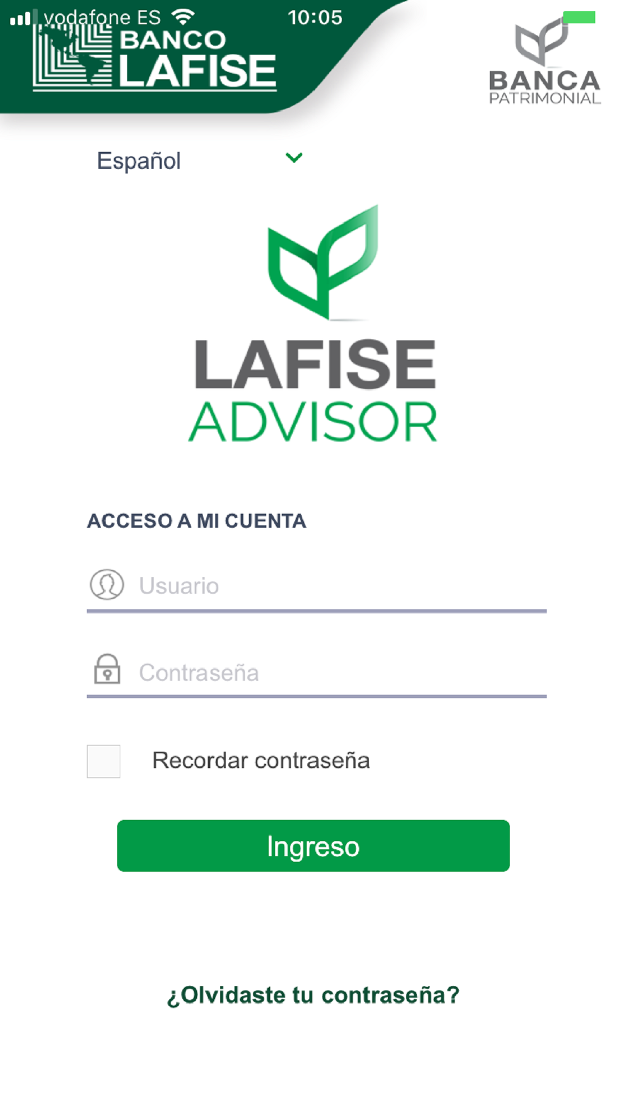 LAFISE - Advisor