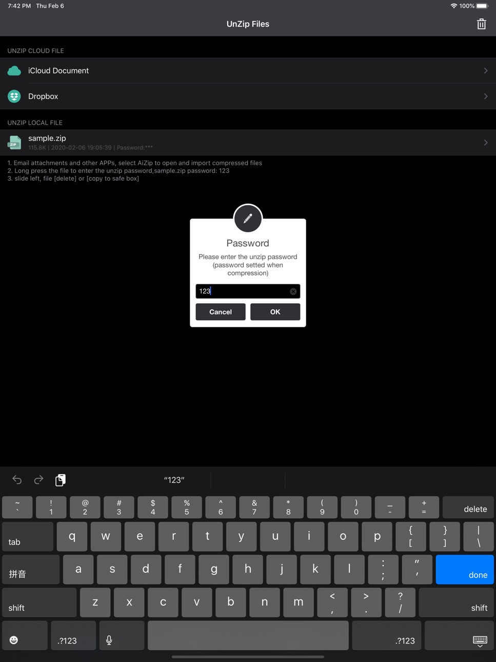 iPad screenshot