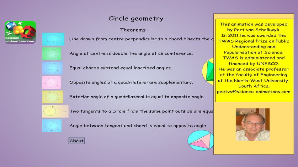 #1. Circle Geometry (iOS) 由: Willie van Schalkwyk