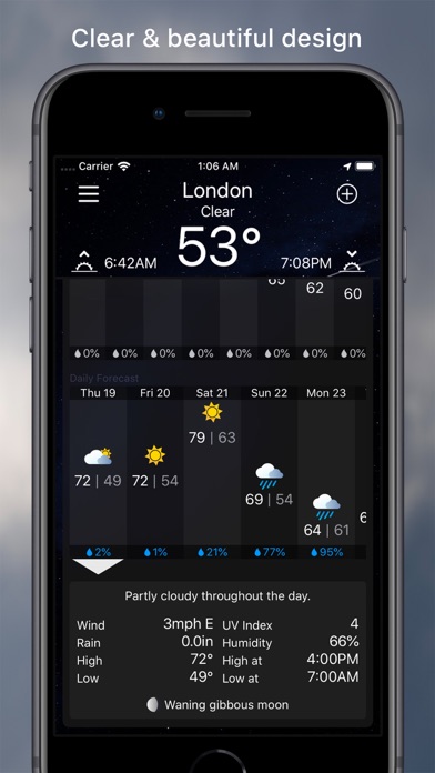 MWeather - Weather Forecast Screenshot