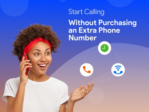 Moon Dialer: WiFi Calling Appのおすすめ画像1