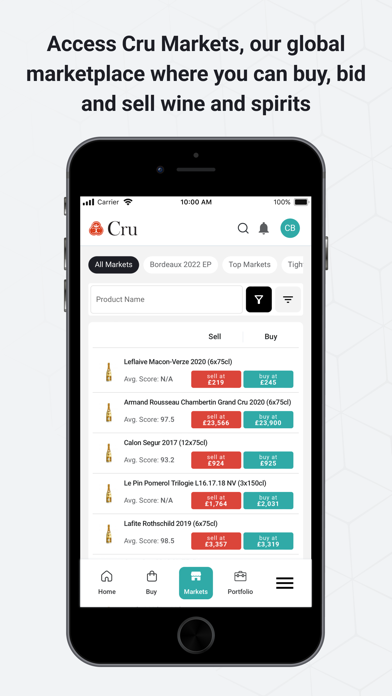Cru World Wine Screenshot