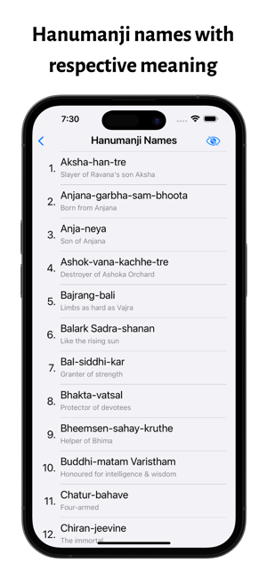 ‎Maruti-The Hanumanji App Screenshot