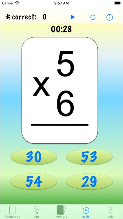 multiplication drills: X screenshot-6