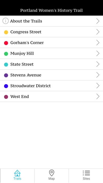 Portland Women's History Trail Screenshot