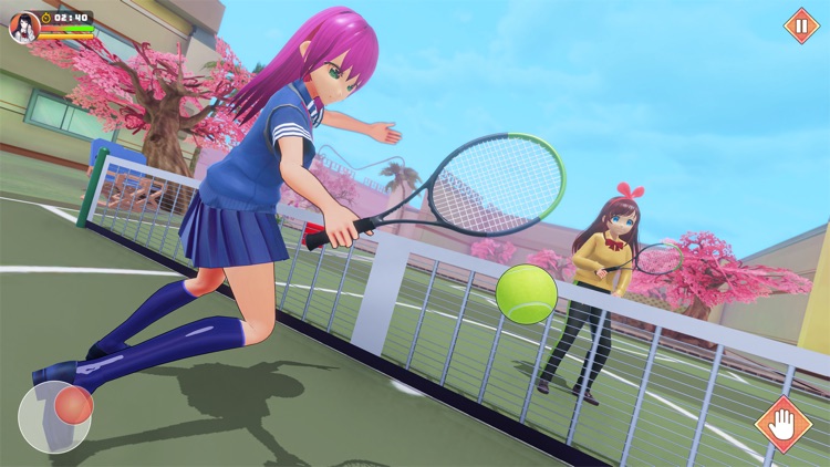 Anime School Girl Love Life 3D screenshot-6