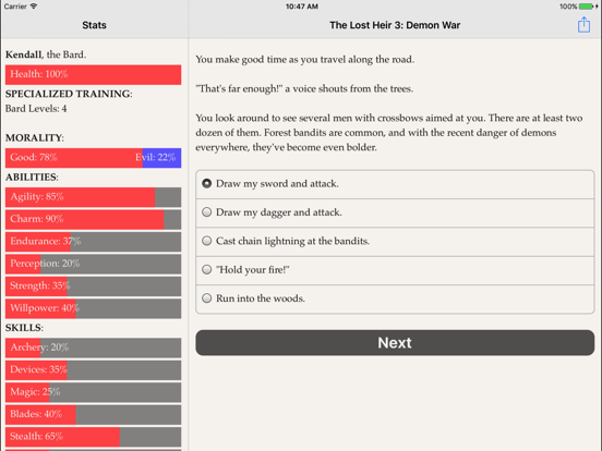 The Lost Heir 3: Demon War iPad app afbeelding 2