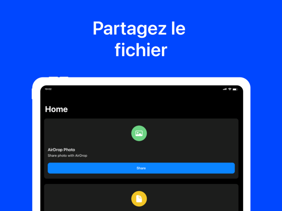 Screenshot #5 pour Fichier partager pour airdrop