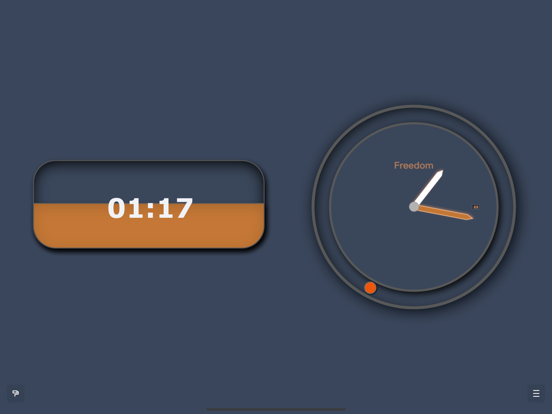 Freedom Desktop Clock iPad screenshot 6 - Productivity app