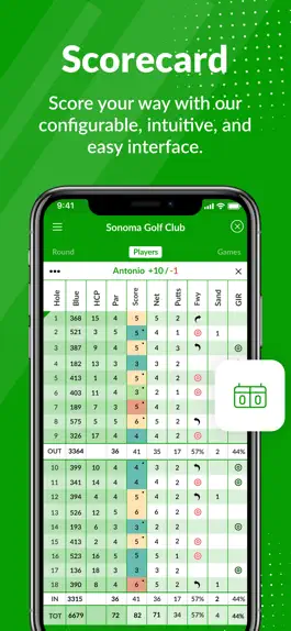 Game screenshot BEEZER GOLF - Golf Scorecard apk