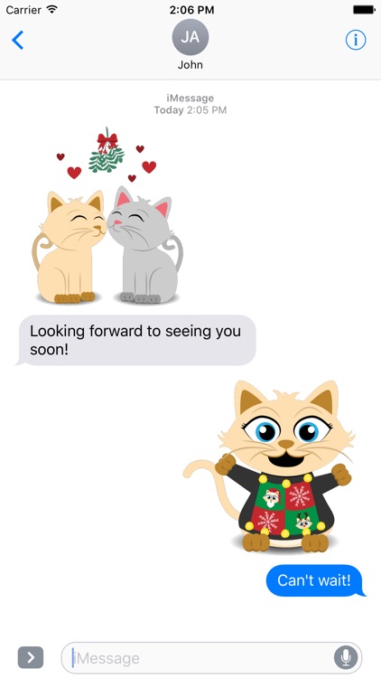 Christmas Kitties Sticker Pack screenshot-3