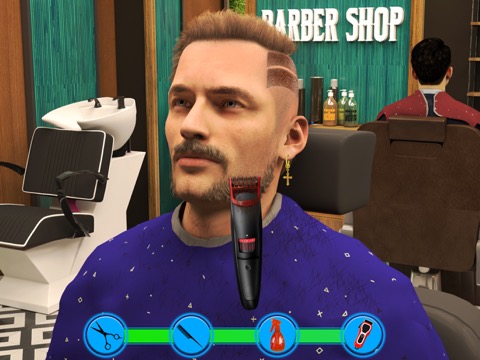 理髪店のヘアカットシミュレーションゲームのおすすめ画像2