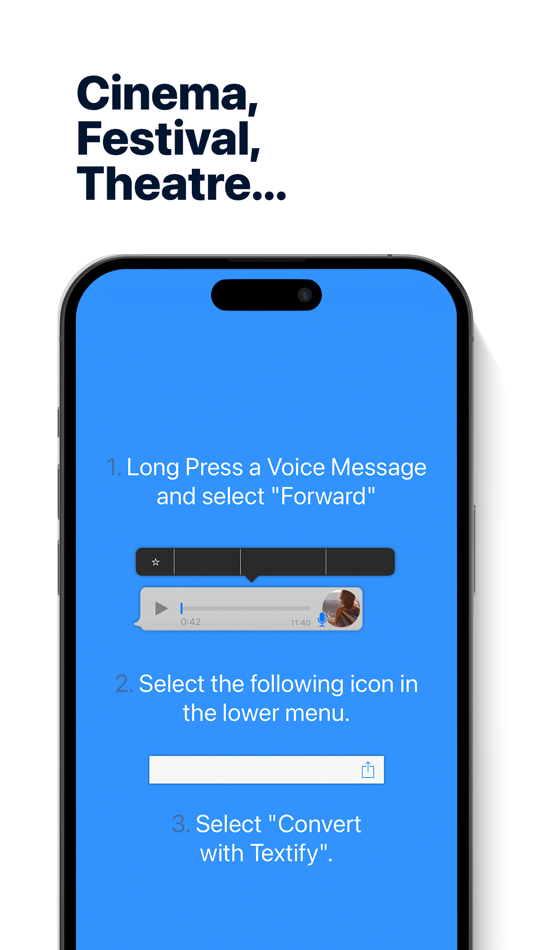 #1. Textify - Don't listen.. Read! (iOS) 게시자: Dimitri Staufer
