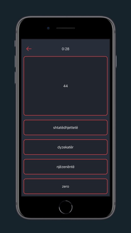 Numbers in Albanian language