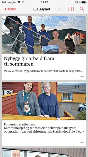 Fjordenes Tidende eAvis screenshot 2