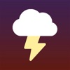 Thunderstorm simulation icon