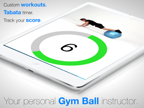 Stark Gym Ball iPad app afbeelding 1
