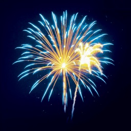 Animated Fireworks: Stickers