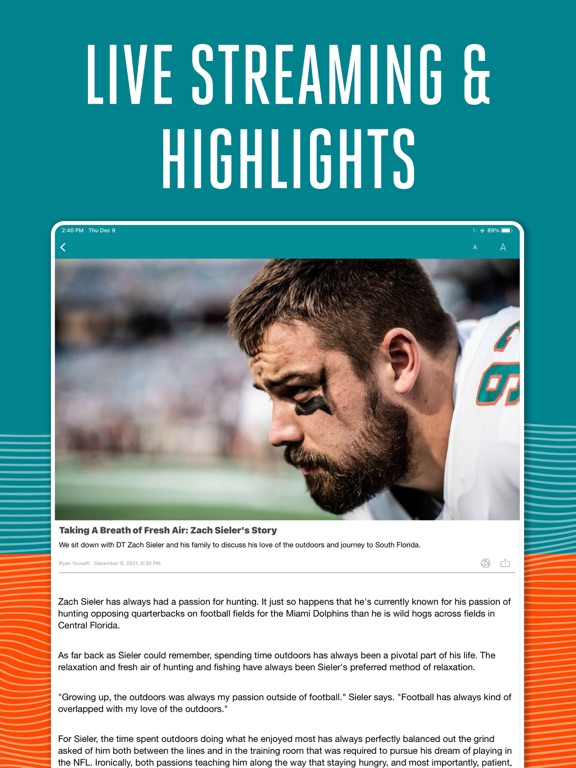 Screenshot #4 pour Miami Dolphins