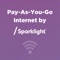 Pay-As-You-Go Internet by Sparklight is an Internet service that lets you pre-pay for Internet service in flexible, 30-day increments