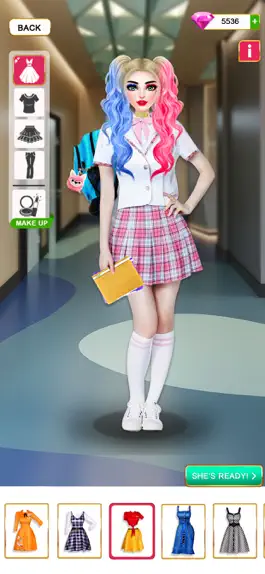 Game screenshot Колледж Девушки Мода Одеваться hack