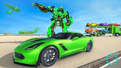 Robot Car Transporter Airplane Screenshot