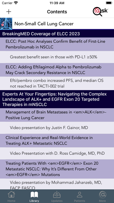 Screenshot #3 pour Non-Small Cell Lung Cancer