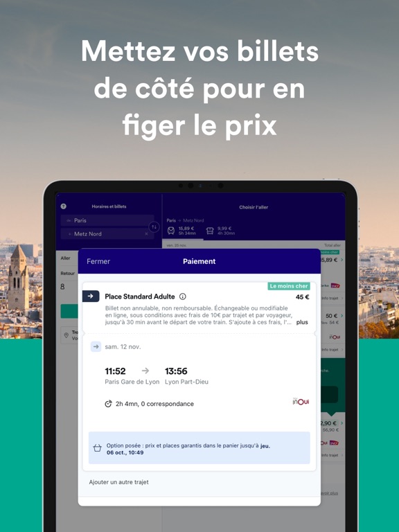 Screenshot #6 pour Trainline: Voyage train et bus