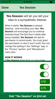 yes session iPhone Captures Décran 2