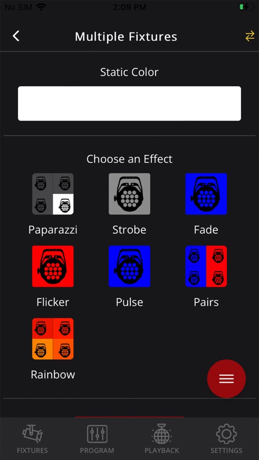 #2. FlareCON (iOS) Podle: Chauvet Professional