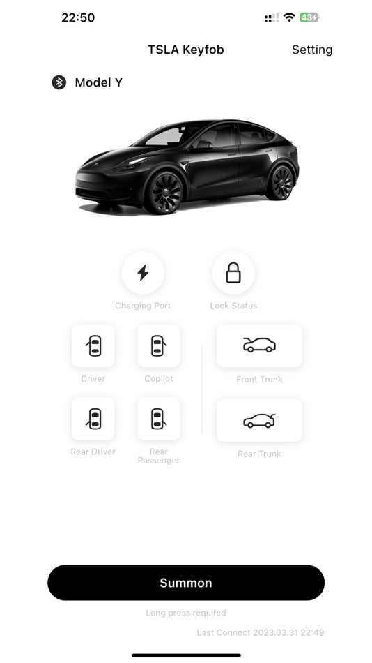 #2. TSLA Keyfob - for Watch, Phone (iOS) 由: 治明 黄