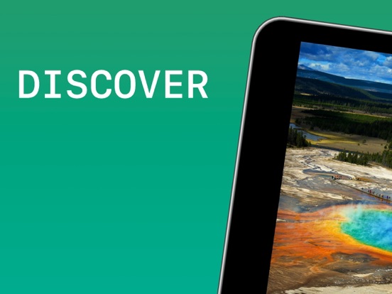 Yellowstone National Park iPad screenshot 1 - Education app