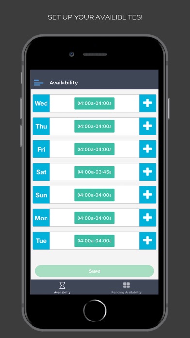 Altametrics Schedules Screenshot